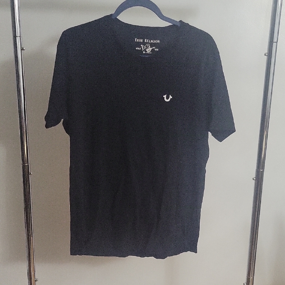 True Religion Men's Classic Black Tee
